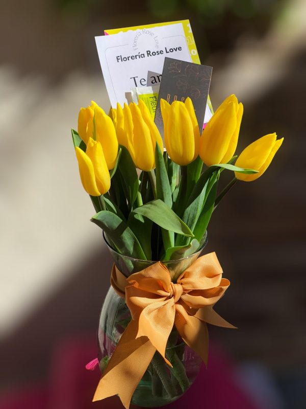 Tulipanes 2 Florero TuliAmor